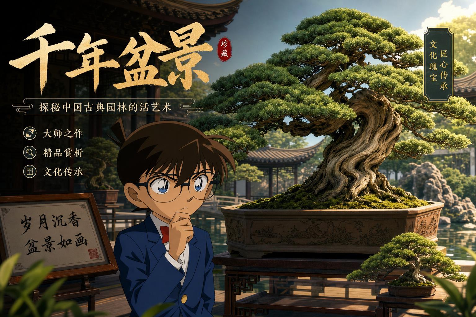 黑丝获奖植物视频——千年盆景艺术中国传统植物文化
